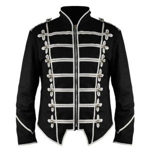 Military Drummer Jacket Black Parade Jacket Goth Punk Adam Ant VTG Style